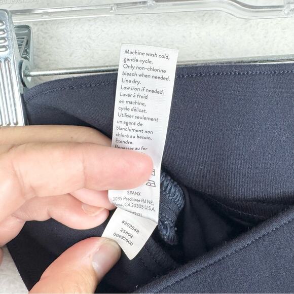 Spanx SPANXsupersmooth Perfect Fit Ponte Slim Straight Pull On Pant Navy Size XS - Picture 15 of 15